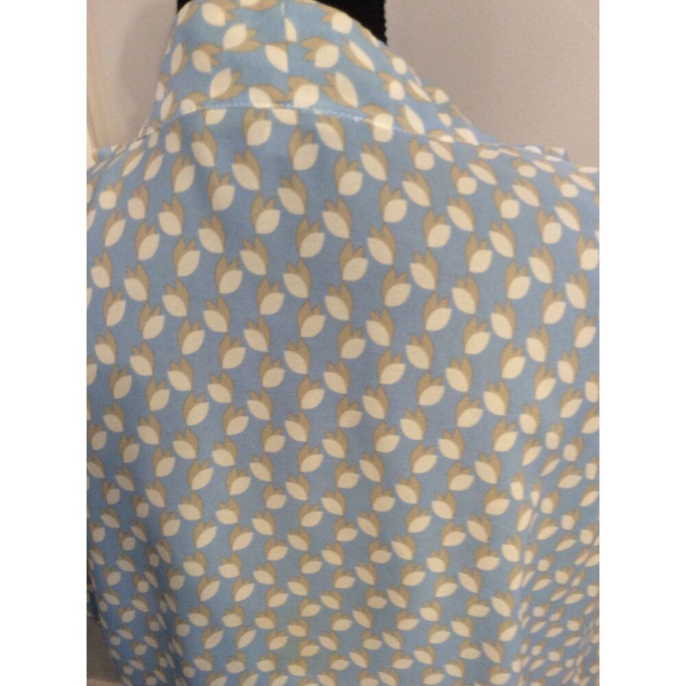 Rose & Olive XL Sleeveless blouse blue Floral print - Picture 3 of 6